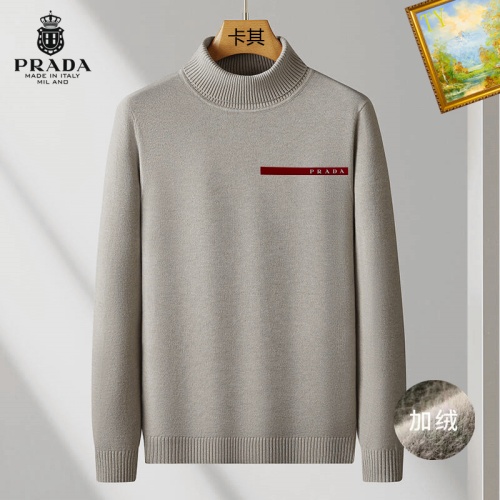 Cheap Prada Sweater Long Sleeved For Men #1263711 Replica Wholesale [$48.00 USD] [ITEM#1263711] on Replica Prada Sweater