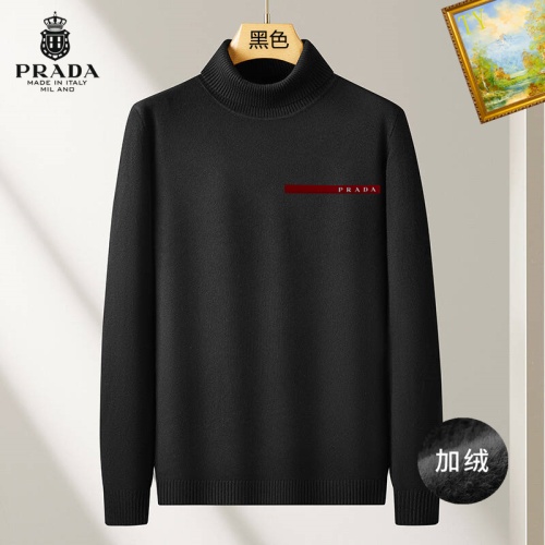 Cheap Prada Sweater Long Sleeved For Men #1263713 Replica Wholesale [$48.00 USD] [ITEM#1263713] on Replica Prada Sweater