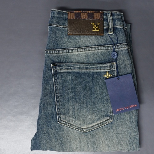 Cheap Louis Vuitton LV Jeans For Men #1263734 Replica Wholesale [$56.00 USD] [ITEM#1263734] on Replica Louis Vuitton LV Jeans