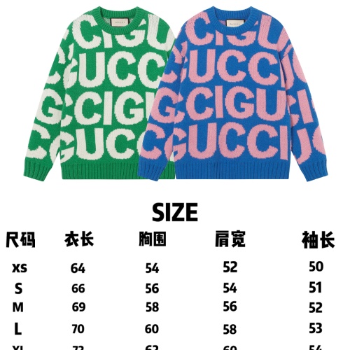 Cheap Gucci Sweaters Long Sleeved For Unisex #1263755 Replica Wholesale [$45.00 USD] [ITEM#1263755] on Replica Gucci Sweaters