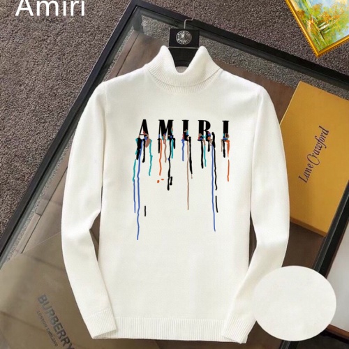 Cheap Amiri Sweaters Long Sleeved For Men #1263812 Replica Wholesale [$42.00 USD] [ITEM#1263812] on Replica Amiri Sweaters