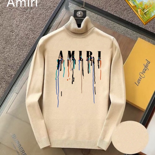 Cheap Amiri Sweaters Long Sleeved For Men #1263813 Replica Wholesale [$42.00 USD] [ITEM#1263813] on Replica Amiri Sweaters