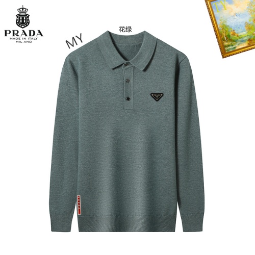 Cheap Prada Sweater Long Sleeved For Men #1263865 Replica Wholesale [$42.00 USD] [ITEM#1263865] on Replica Prada Sweater