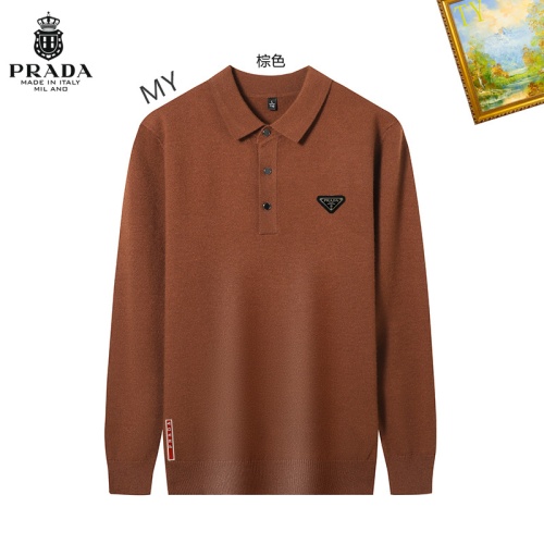 Cheap Prada Sweater Long Sleeved For Men #1263866 Replica Wholesale [$42.00 USD] [ITEM#1263866] on Replica Prada Sweater