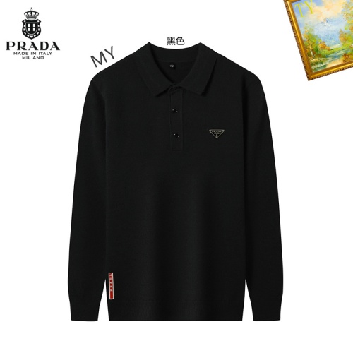 Cheap Prada Sweater Long Sleeved For Men #1263867 Replica Wholesale [$42.00 USD] [ITEM#1263867] on Replica Prada Sweater