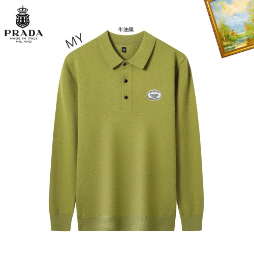 Cheap Prada Sweater Long Sleeved For Men #1263909 Replica Wholesale [$42.00 USD] [ITEM#1263909] on Replica Prada Sweater