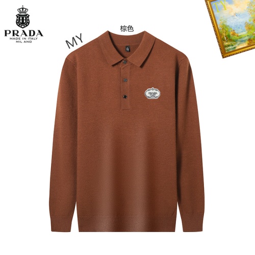 Cheap Prada Sweater Long Sleeved For Men #1263911 Replica Wholesale [$42.00 USD] [ITEM#1263911] on Replica Prada Sweater