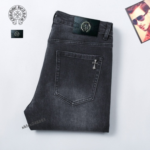 Cheap Chrome Hearts Jeans For Men #1263924 Replica Wholesale [$42.00 USD] [ITEM#1263924] on Replica Chrome Hearts Jeans