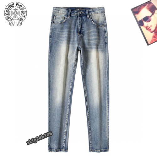 Cheap Chrome Hearts Jeans For Men #1263928 Replica Wholesale [$42.00 USD] [ITEM#1263928] on Replica Chrome Hearts Jeans