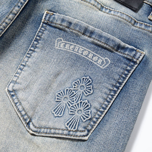 Cheap Chrome Hearts Jeans For Men #1263928 Replica Wholesale [$42.00 USD] [ITEM#1263928] on Replica Chrome Hearts Jeans