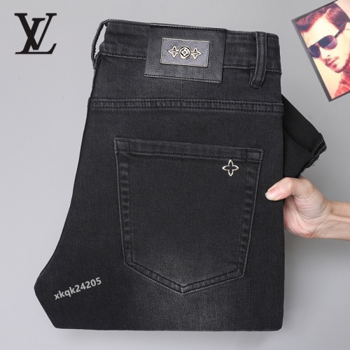 Cheap Louis Vuitton LV Jeans For Men #1263931 Replica Wholesale [$42.00 USD] [ITEM#1263931] on Replica Louis Vuitton LV Jeans