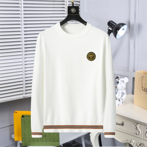 Cheap Versace Sweaters Long Sleeved For Men #1263964 Replica Wholesale [$45.00 USD] [ITEM#1263964] on Replica Versace Sweaters