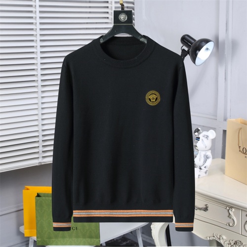 Cheap Versace Sweaters Long Sleeved For Men #1263965 Replica Wholesale [$45.00 USD] [ITEM#1263965] on Replica Versace Sweaters