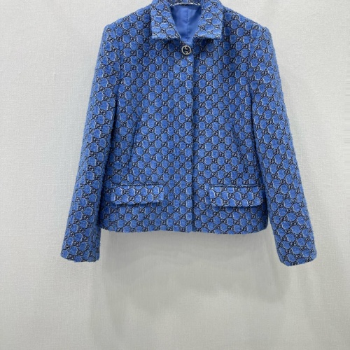 Cheap Gucci Jackets Long Sleeved For Women #1263968 Replica Wholesale [$162.00 USD] [ITEM#1263968] on Replica Gucci Jackets