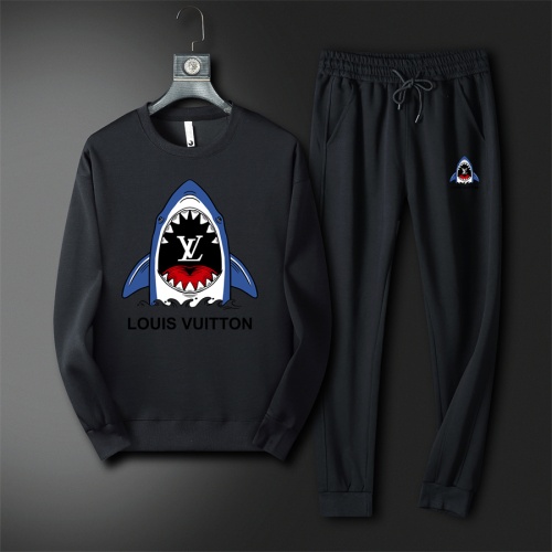 Cheap Louis Vuitton LV Tracksuits Long Sleeved For Men #1263985 Replica Wholesale [$72.00 USD] [ITEM#1263985] on Replica Louis Vuitton LV Tracksuits