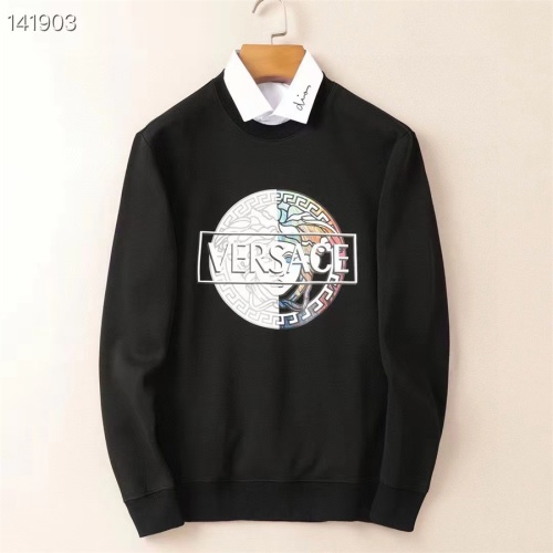 Cheap Versace Hoodies Long Sleeved For Men #1264011 Replica Wholesale [$48.00 USD] [ITEM#1264011] on Replica Versace Hoodies