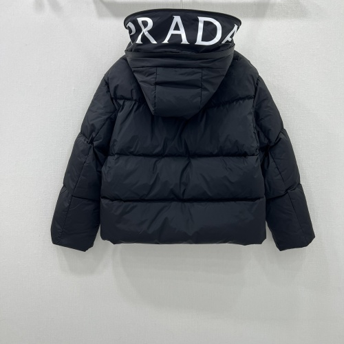 Cheap Prada Down Feather Coat Long Sleeved For Women #1264012 Replica Wholesale [$230.00 USD] [ITEM#1264012] on Replica Prada Down Feather Coat