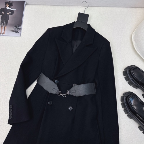 Cheap Prada Coat Long Sleeved For Women #1264022 Replica Wholesale [$115.00 USD] [ITEM#1264022] on Replica Prada Coat