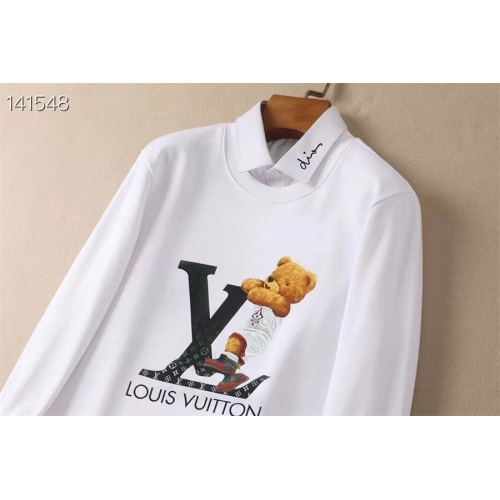 Cheap Louis Vuitton LV Hoodies Long Sleeved For Men #1264031 Replica Wholesale [$48.00 USD] [ITEM#1264031] on Replica Louis Vuitton LV Hoodies