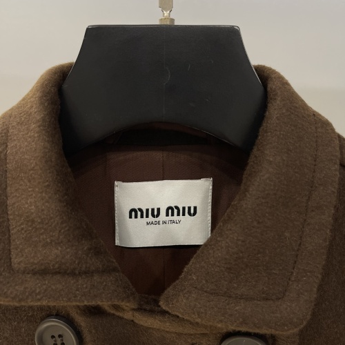 Cheap MIU MIU Coat Long Sleeved For Women #1264049 Replica Wholesale [$160.00 USD] [ITEM#1264049] on Replica MIU MIU Jackets