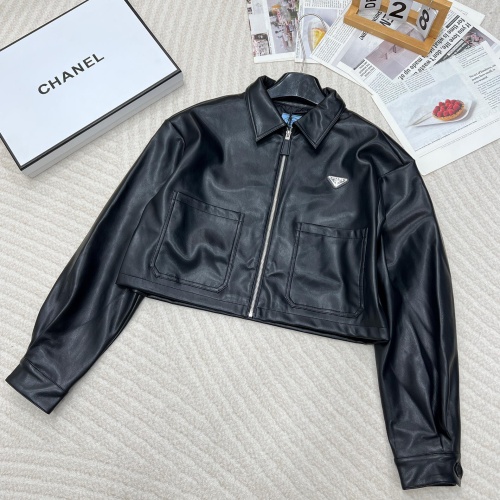 Cheap Prada Jackets Long Sleeved For Women #1264056 Replica Wholesale [$128.00 USD] [ITEM#1264056] on Replica Prada Jackets