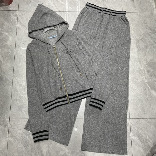 Cheap Prada Tracksuits Long Sleeved For Women #1264064 Replica Wholesale [$105.00 USD] [ITEM#1264064] on Replica Prada Tracksuits