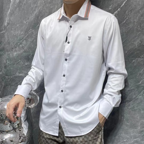 Cheap Burberry Shirts Long Sleeved For Men #1264086 Replica Wholesale [$42.00 USD] [ITEM#1264086] on Replica Burberry Shirts