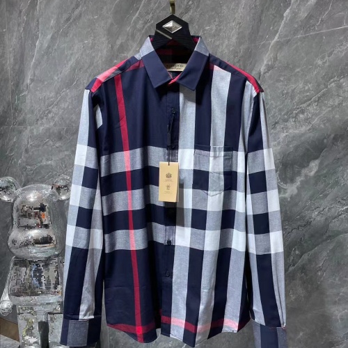 Cheap Burberry Shirts Long Sleeved For Men #1264092 Replica Wholesale [$42.00 USD] [ITEM#1264092] on Replica Burberry Shirts