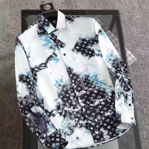 Cheap Louis Vuitton LV Shirts Long Sleeved For Men #1264096 Replica Wholesale [$40.00 USD] [ITEM#1264096] on Replica Louis Vuitton LV Shirts