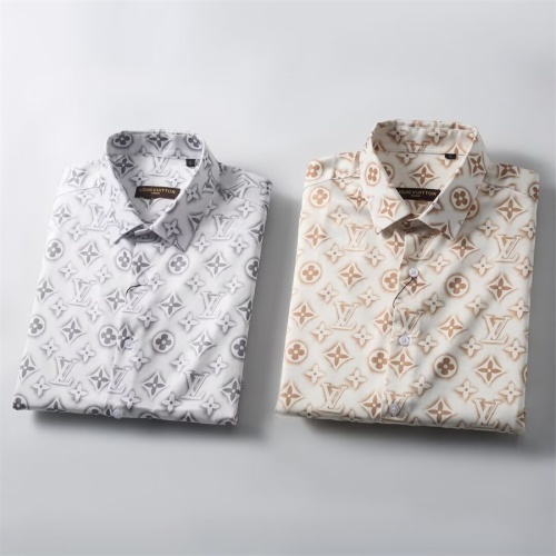 Cheap Louis Vuitton LV Shirts Long Sleeved For Men #1264100 Replica Wholesale [$40.00 USD] [ITEM#1264100] on Replica Louis Vuitton LV Shirts