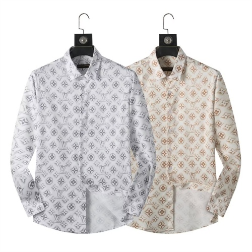 Cheap Louis Vuitton LV Shirts Long Sleeved For Men #1264100 Replica Wholesale [$40.00 USD] [ITEM#1264100] on Replica Louis Vuitton LV Shirts