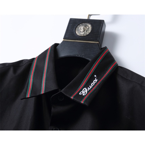 Cheap Gucci Shirts Long Sleeved For Men #1264102 Replica Wholesale [$48.00 USD] [ITEM#1264102] on Replica Gucci Shirts