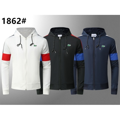 Cheap Lacoste Jackets Long Sleeved For Men #1264110 Replica Wholesale [$42.00 USD] [ITEM#1264110] on Replica Lacoste Jackets