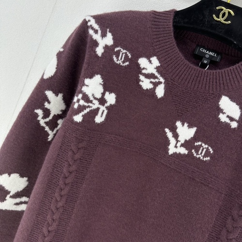 Cheap Chanel Sweaters Long Sleeved For Women #1264121 Replica Wholesale [$98.00 USD] [ITEM#1264121] on Replica Chanel Sweaters