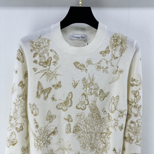 Cheap Christian Dior Sweaters Long Sleeved For Women #1264214 Replica Wholesale [$102.00 USD] [ITEM#1264214] on Replica Christian Dior Sweaters