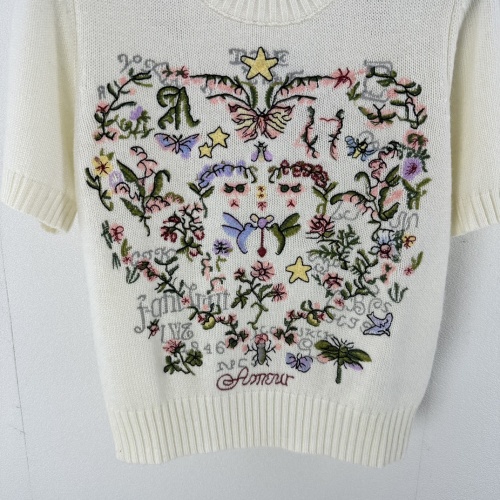 Cheap Christian Dior Sweaters Short Sleeved For Women #1264219 Replica Wholesale [$92.00 USD] [ITEM#1264219] on Replica Christian Dior Sweaters