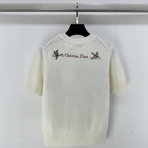 Cheap Christian Dior Sweaters Short Sleeved For Women #1264219 Replica Wholesale [$92.00 USD] [ITEM#1264219] on Replica Christian Dior Sweaters