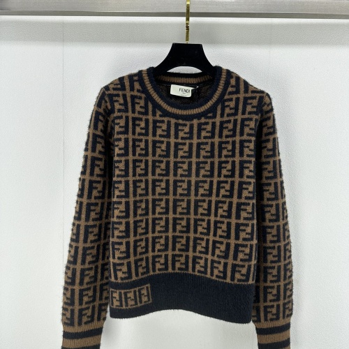 Cheap Fendi Sweaters Long Sleeved For Women #1264221 Replica Wholesale [$100.00 USD] [ITEM#1264221] on Replica Fendi Sweaters