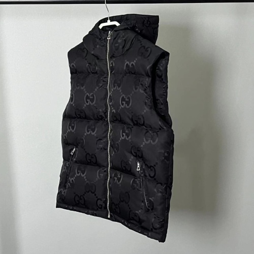 Cheap Gucci Down Feather Coat Sleeveless For Unisex #1264259 Replica Wholesale [$132.00 USD] [ITEM#1264259] on Replica Gucci Down Feather Coat