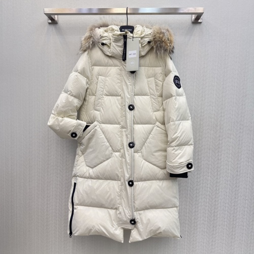 Cheap Canada Goose Down Feather Coat Long Sleeved For Women #1264261 Replica Wholesale [$280.99 USD] [ITEM#1264261] on Replica Canada Goose Down Feather Coat