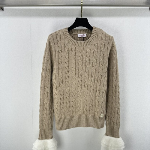 Cheap Valentino Sweaters Long Sleeved For Women #1264330 Replica Wholesale [$105.00 USD] [ITEM#1264330] on Replica Valentino Sweaters