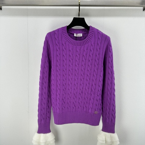 Cheap Valentino Sweaters Long Sleeved For Women #1264334 Replica Wholesale [$105.00 USD] [ITEM#1264334] on Replica Valentino Sweaters