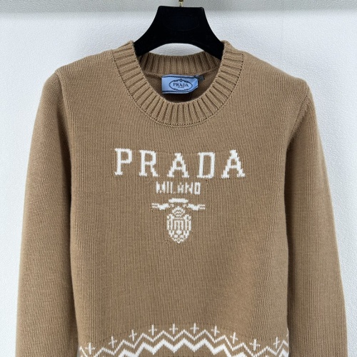 Cheap Prada Sweater Long Sleeved For Women #1264335 Replica Wholesale [$92.00 USD] [ITEM#1264335] on Replica Prada Sweater