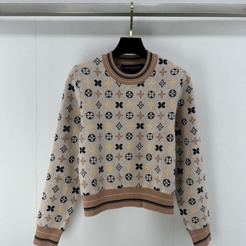 Cheap Louis Vuitton LV Sweaters Long Sleeved For Women #1264340 Replica Wholesale [$98.00 USD] [ITEM#1264340] on Replica Louis Vuitton LV Sweaters