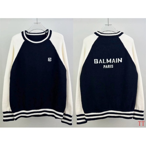 Cheap Balmain Sweaters Long Sleeved For Unisex #1264341 Replica Wholesale [$48.00 USD] [ITEM#1264341] on Replica Balmain Sweaters