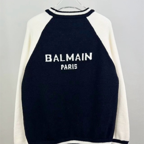 Cheap Balmain Sweaters Long Sleeved For Unisex #1264341 Replica Wholesale [$48.00 USD] [ITEM#1264341] on Replica Balmain Sweaters