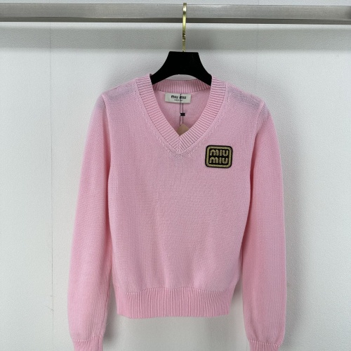 Cheap MIU MIU Sweater Long Sleeved For Women #1264342 Replica Wholesale [$85.00 USD] [ITEM#1264342] on Replica MIU MIU Sweater