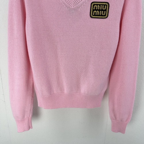 Cheap MIU MIU Sweater Long Sleeved For Women #1264342 Replica Wholesale [$85.00 USD] [ITEM#1264342] on Replica MIU MIU Sweater