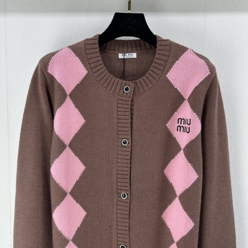 Cheap MIU MIU Sweater Long Sleeved For Women #1264344 Replica Wholesale [$96.00 USD] [ITEM#1264344] on Replica MIU MIU Sweater