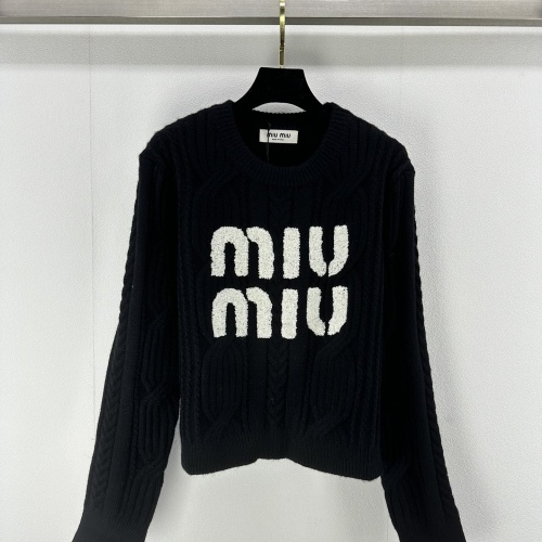 Cheap MIU MIU Sweater Long Sleeved For Women #1264348 Replica Wholesale [$96.00 USD] [ITEM#1264348] on Replica MIU MIU Sweater